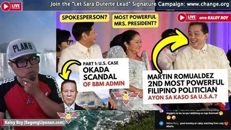 Romualdez in the center of a US bribery case over the Okada .